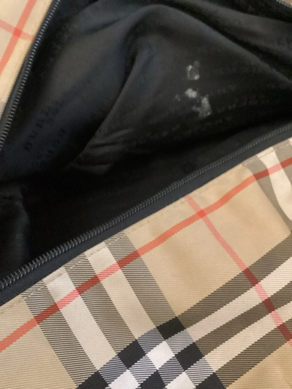 Burberry Golf Canvas Nova Check Duffle  Bag FLAWED - Picture 16 of 16